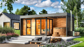 5 Person Large Outdoor Sauna with Long-Format Design