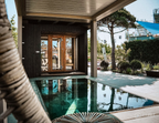 4 Person Outdoor Sauna with Covered Terrace