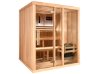4 Person Square Indoor Traditional Finnish Sauna