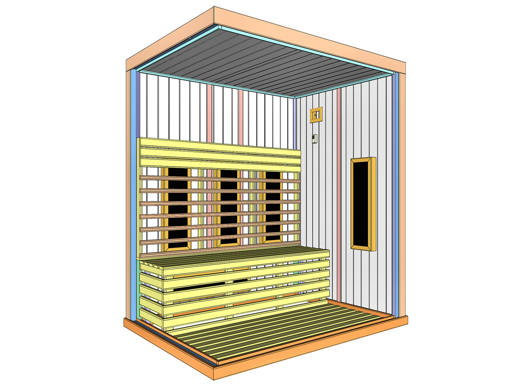 3 Person Indoor Infrared Sauna