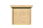 Compact Log-Built Outdoor Sauna Cottage