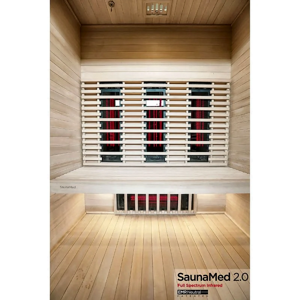 3 Person Full Spectrum Infrared Hemlock Sauna