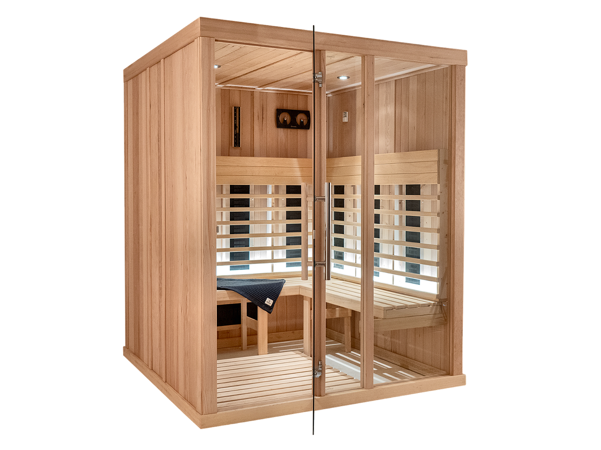4 Person Square Indoor Infrared Sauna