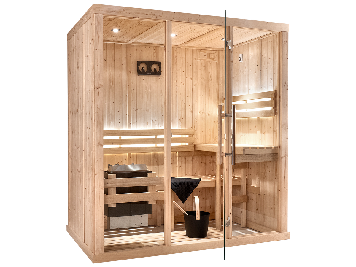 2 Person Long Indoor Finnish Sauna