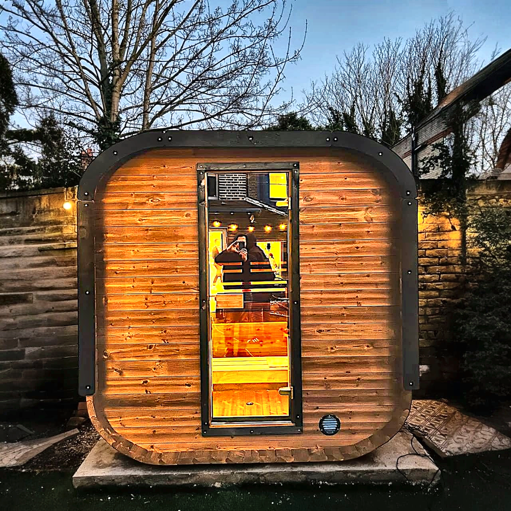 2 Person Compact Thermowood Outdoor Sauna