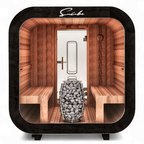 4–6 Person Outdoor Sauna with Changing Room