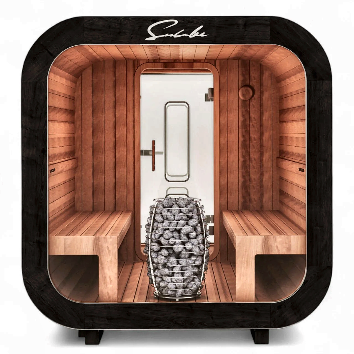 4–6 Person Outdoor Sauna with Changing Room