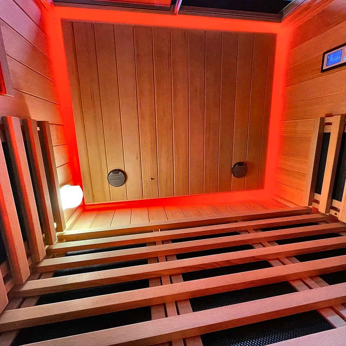 2 Person Outdoor Infrared Sauna with Aluminium Cladding
