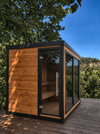 Nordic Outdoor Sauna — 4 Person Thermo Pine
