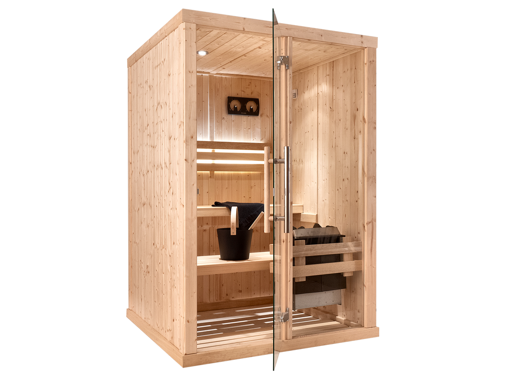 3 Person Square Indoor Finnish Sauna