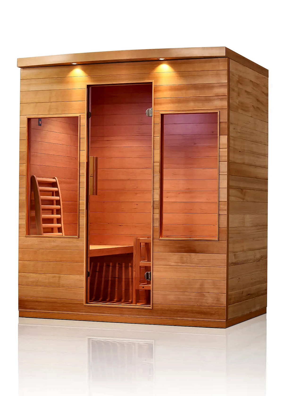 Serene Indoor Sauna — 3–4 Person Hemlock