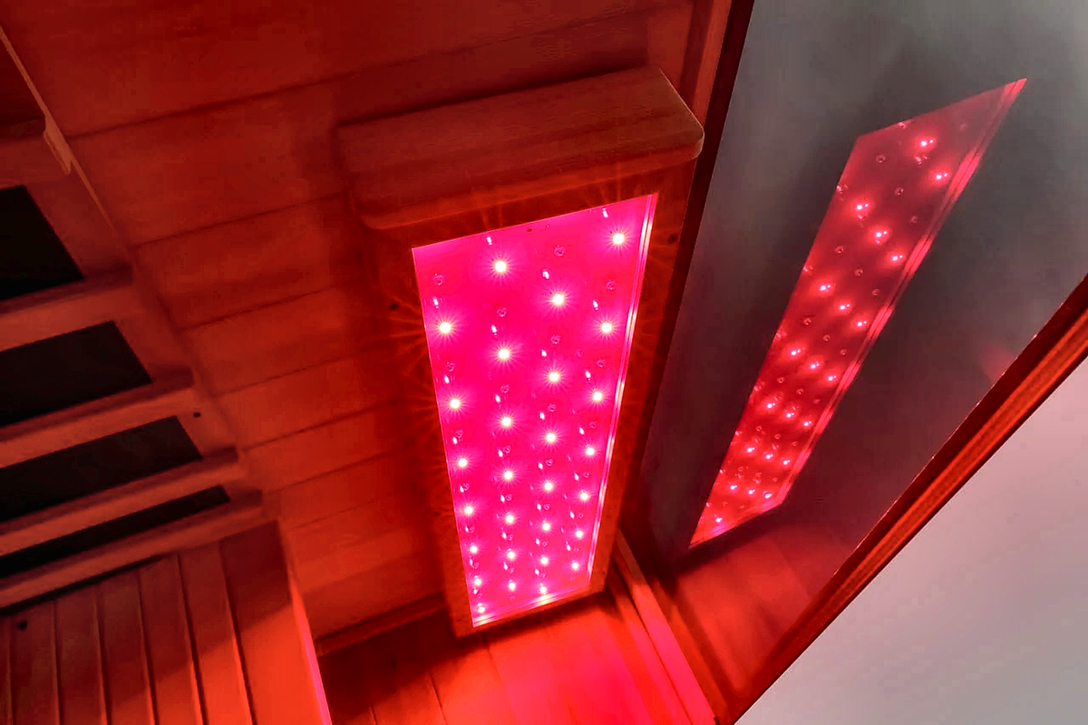 1–2 Person Smart Far Infrared Sauna with Red Light