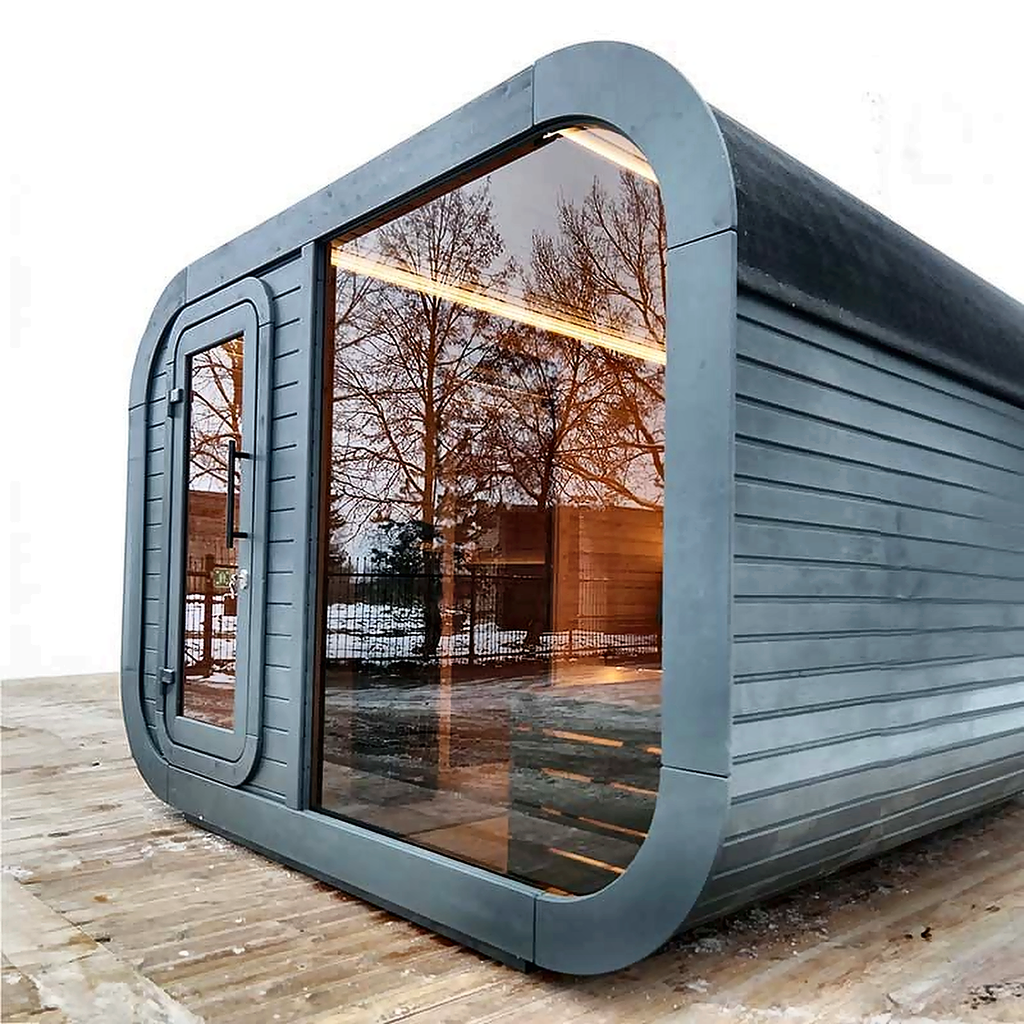 Outdoor Sauna — 6–8 Person with Changing Room