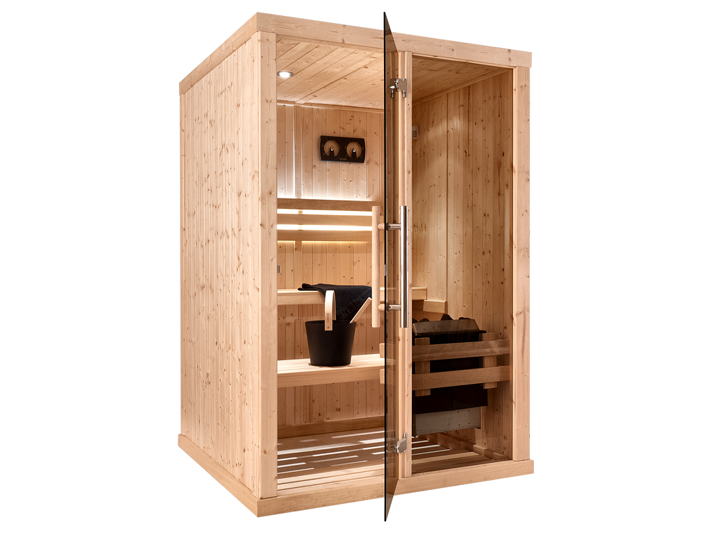 3 Person Square Indoor Finnish Sauna