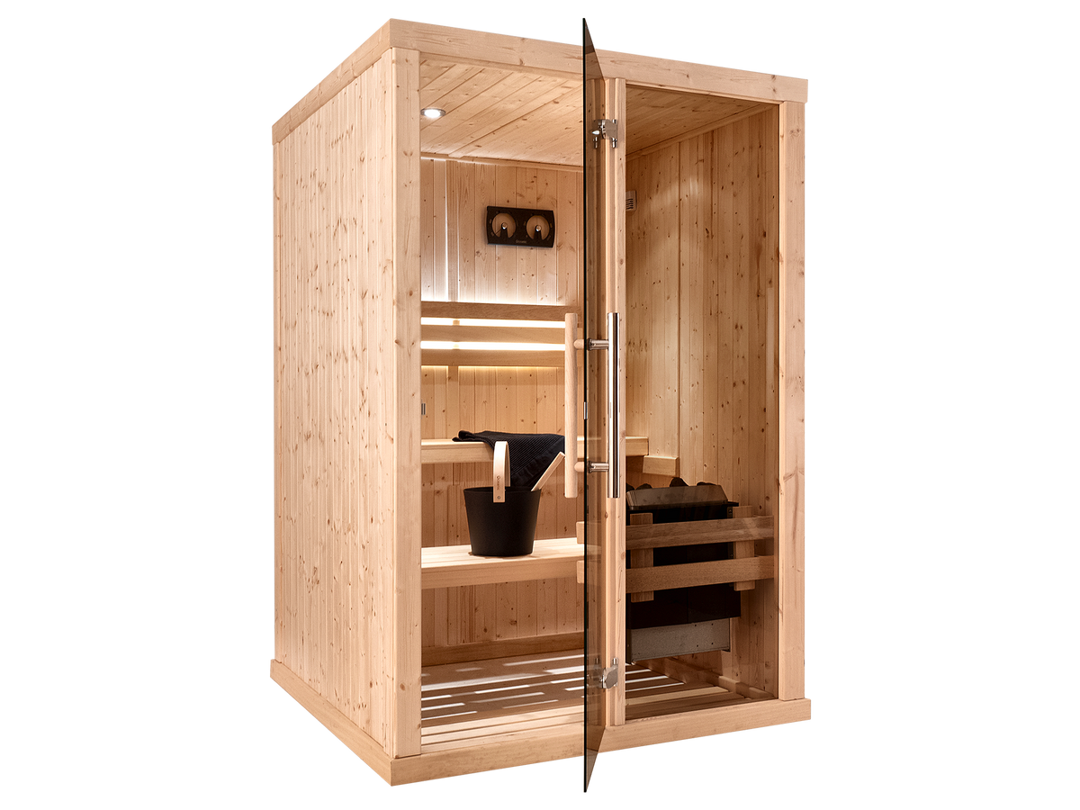 3 Person Square Indoor Finnish Sauna