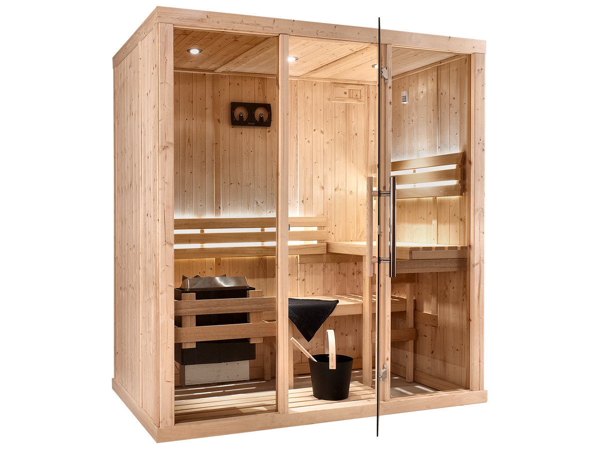 2 Person Long Indoor Finnish Sauna