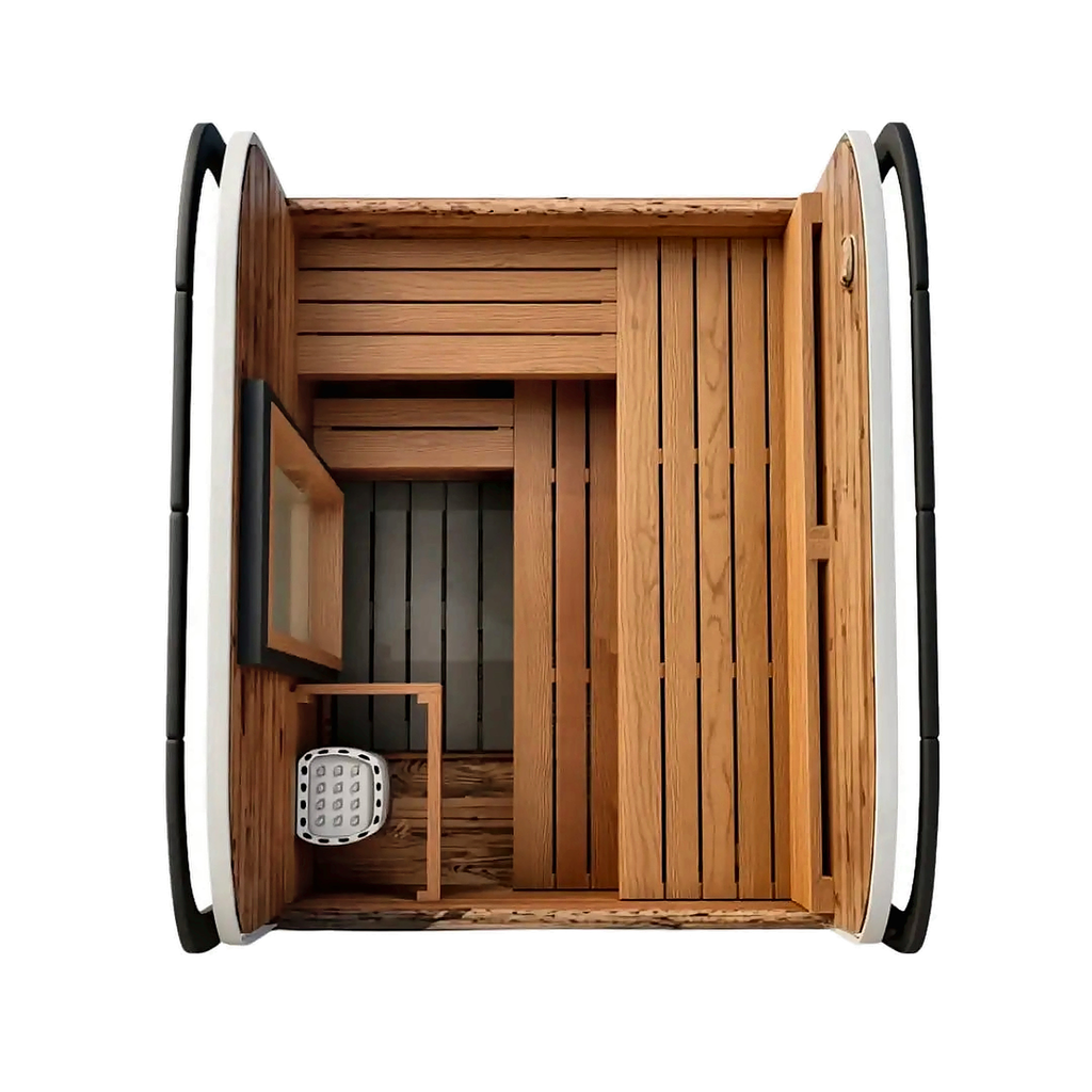 Recovery Sauna Cube by Cartvora — 3–5 Person Outdoor Sauna