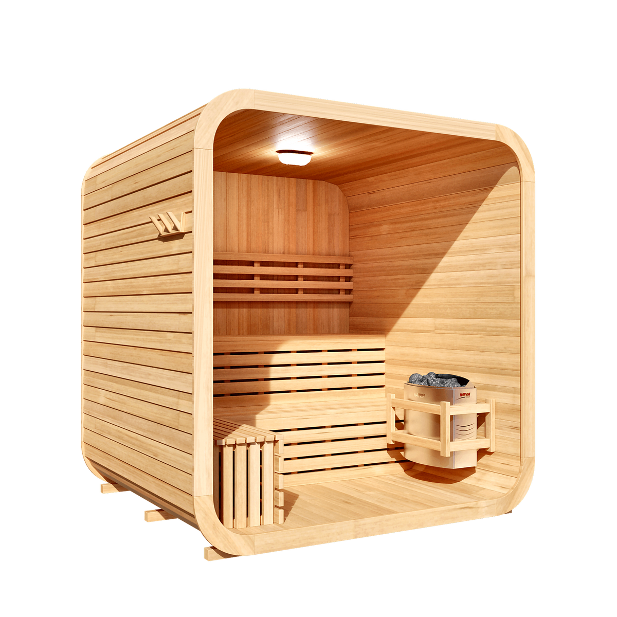 Premium Cube Sauna by Cartvora — 3–4 Person