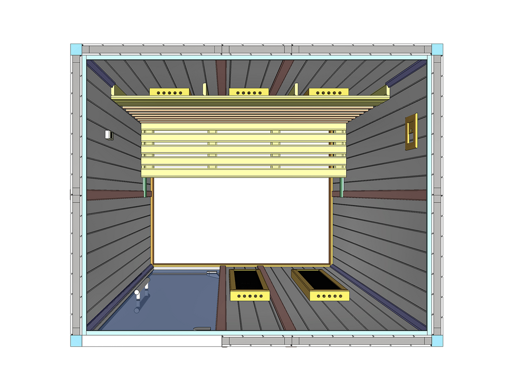 3 Person Indoor Infrared Sauna