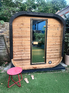 2 Person Compact Thermowood Outdoor Sauna