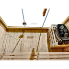 2 Person Compact Traditional Outdoor Sauna Cabin