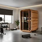 2 Person Indoor Cube Sauna with Thermo Spruce Construction
