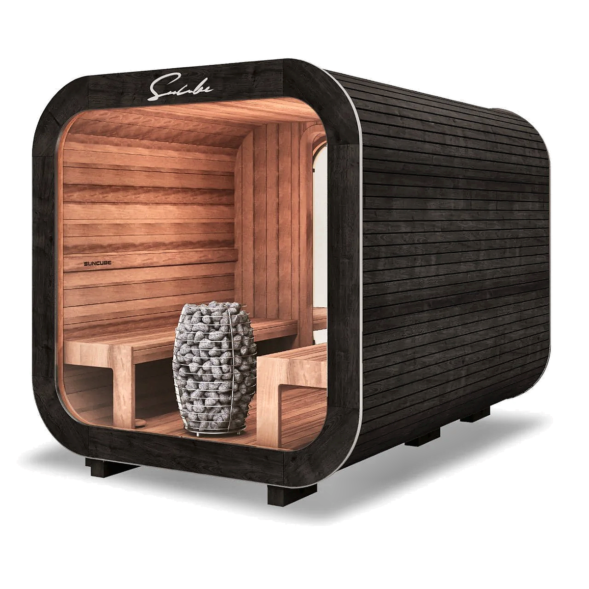 4–6 Person Outdoor Sauna with Changing Room