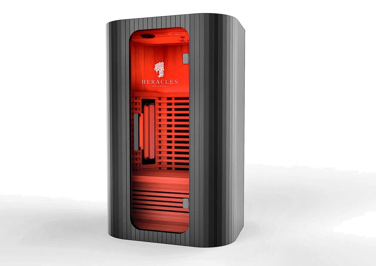 2 Person Full Spectrum Infrared Sauna with Red Light Panel