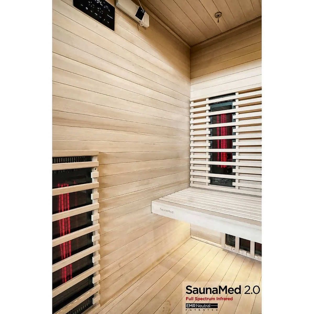 3 Person Full Spectrum Infrared Hemlock Sauna