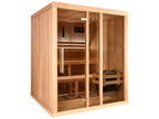 4 Person Square Indoor Traditional Finnish Sauna
