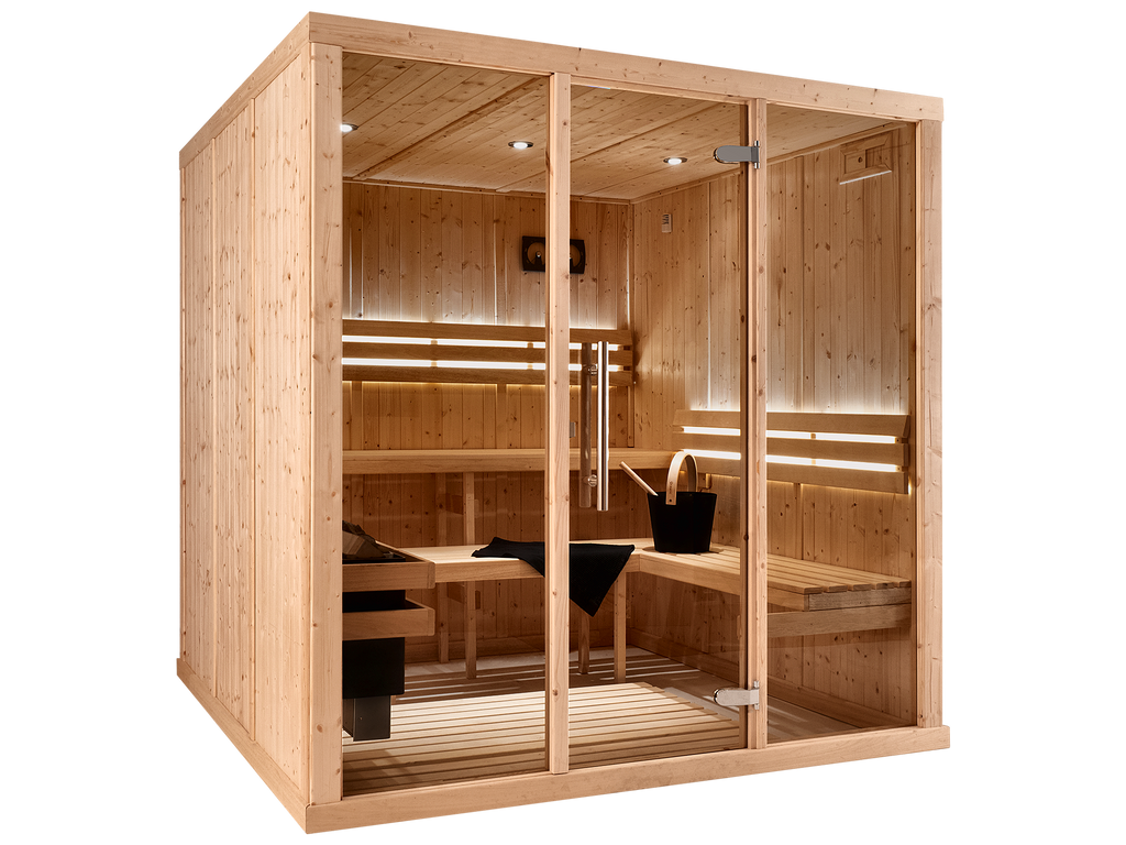 5 Person Square Indoor Traditional Finnish Sauna