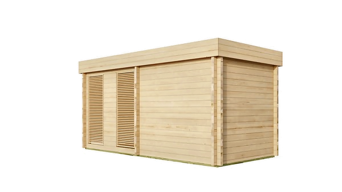 3–4 Person Nordic Sauna Room with Terrace