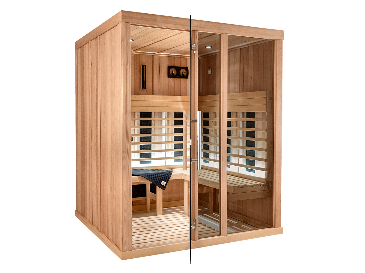 4 Person Square Indoor Infrared Sauna