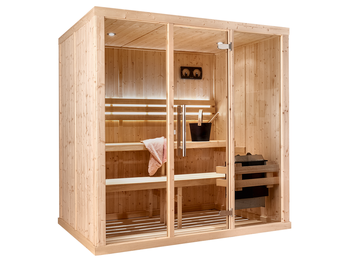 3 Person Indoor Traditional Finnish Sauna