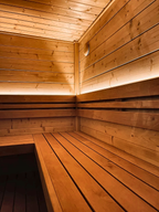 4–5 Person Compact Corner Outdoor Sauna