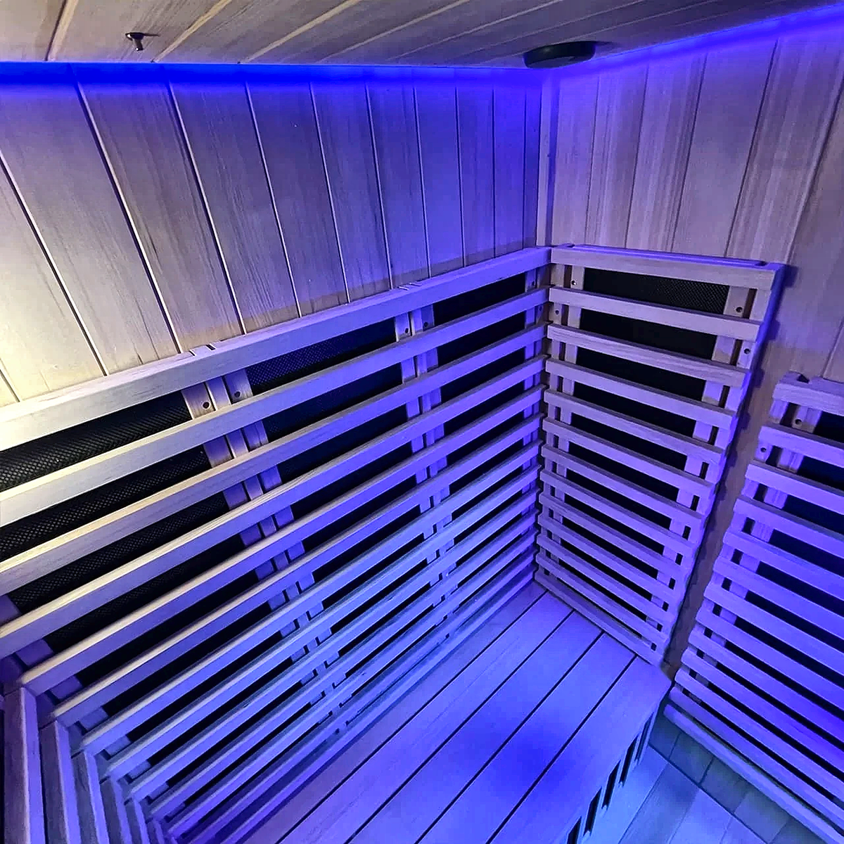 2 Person Outdoor Infrared Sauna with Aluminium Cladding