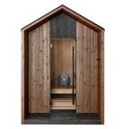 4–6 Person Nordic Outdoor Sauna with Opposing Benches