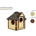 2 Person Hybrid Infrared Traditional Outdoor Sauna