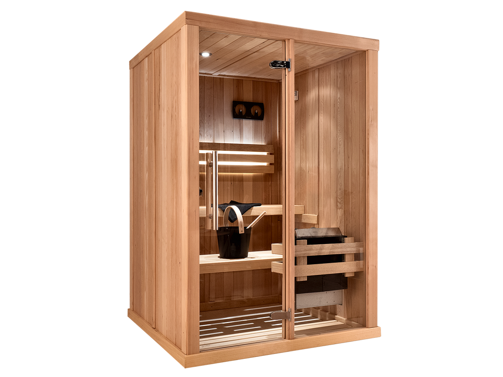 3 Person Square Indoor Finnish Sauna