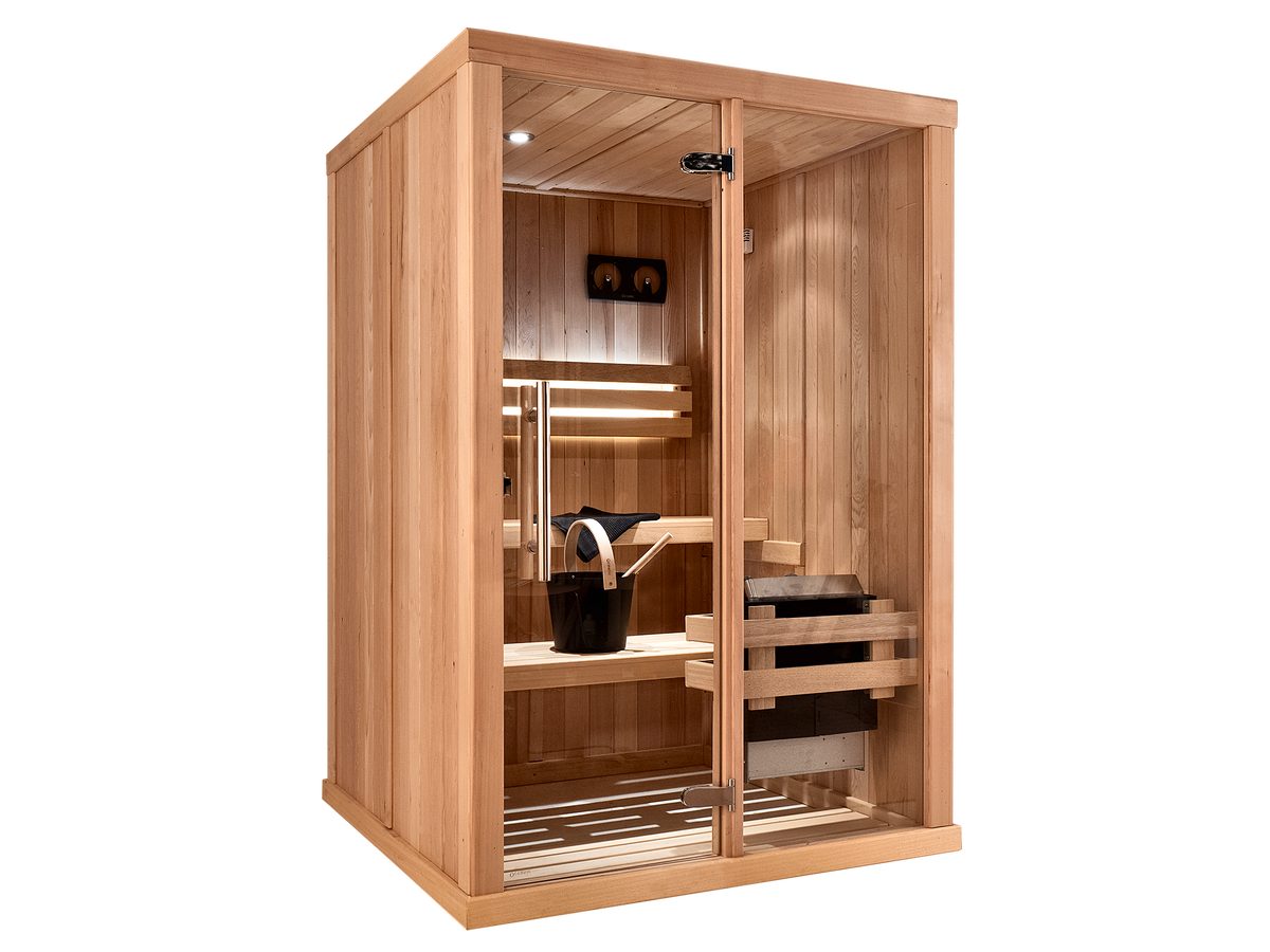 3 Person Square Indoor Finnish Sauna