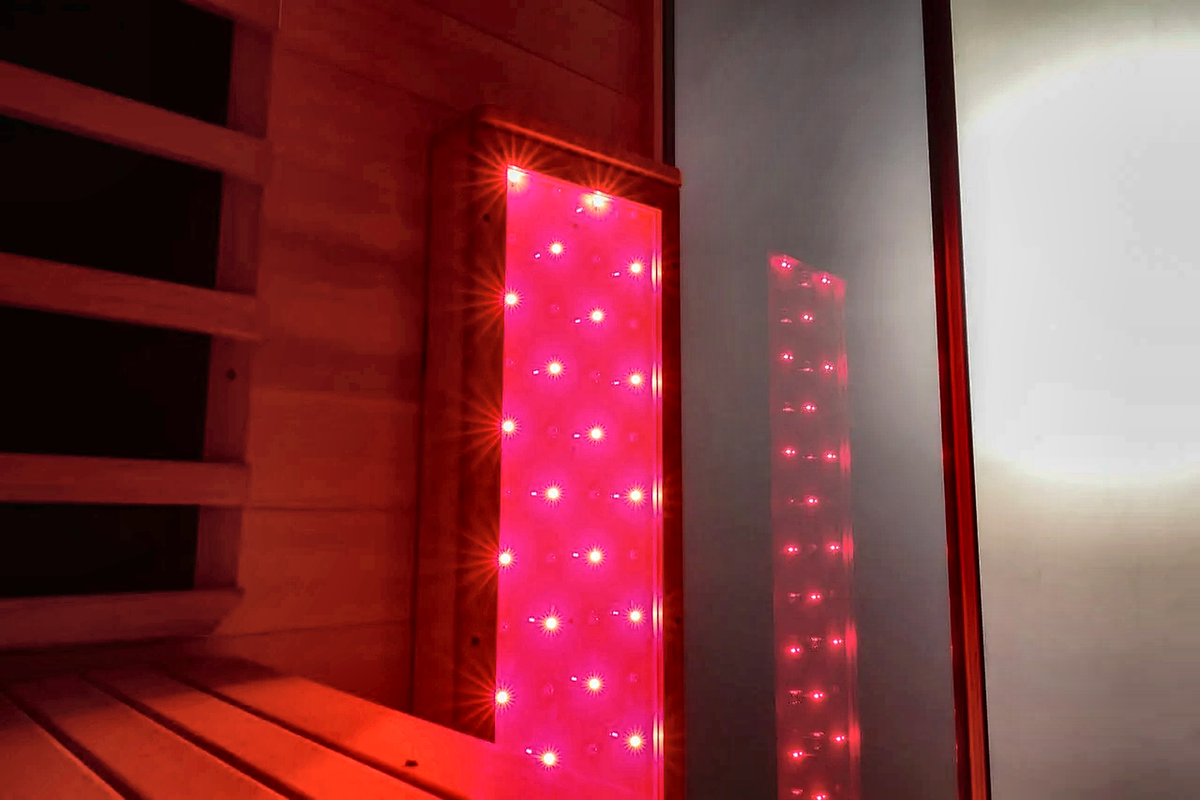 1–2 Person Smart Far Infrared Sauna with Red Light