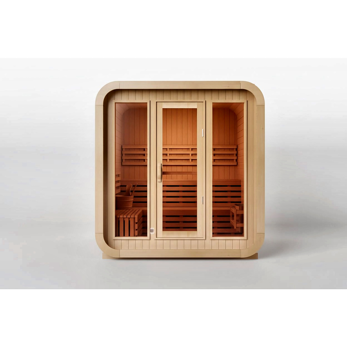 Premium Cube Sauna by Cartvora — 3–4 Person
