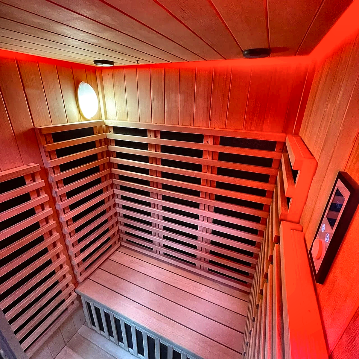 2 Person Outdoor Infrared Sauna with Aluminium Cladding