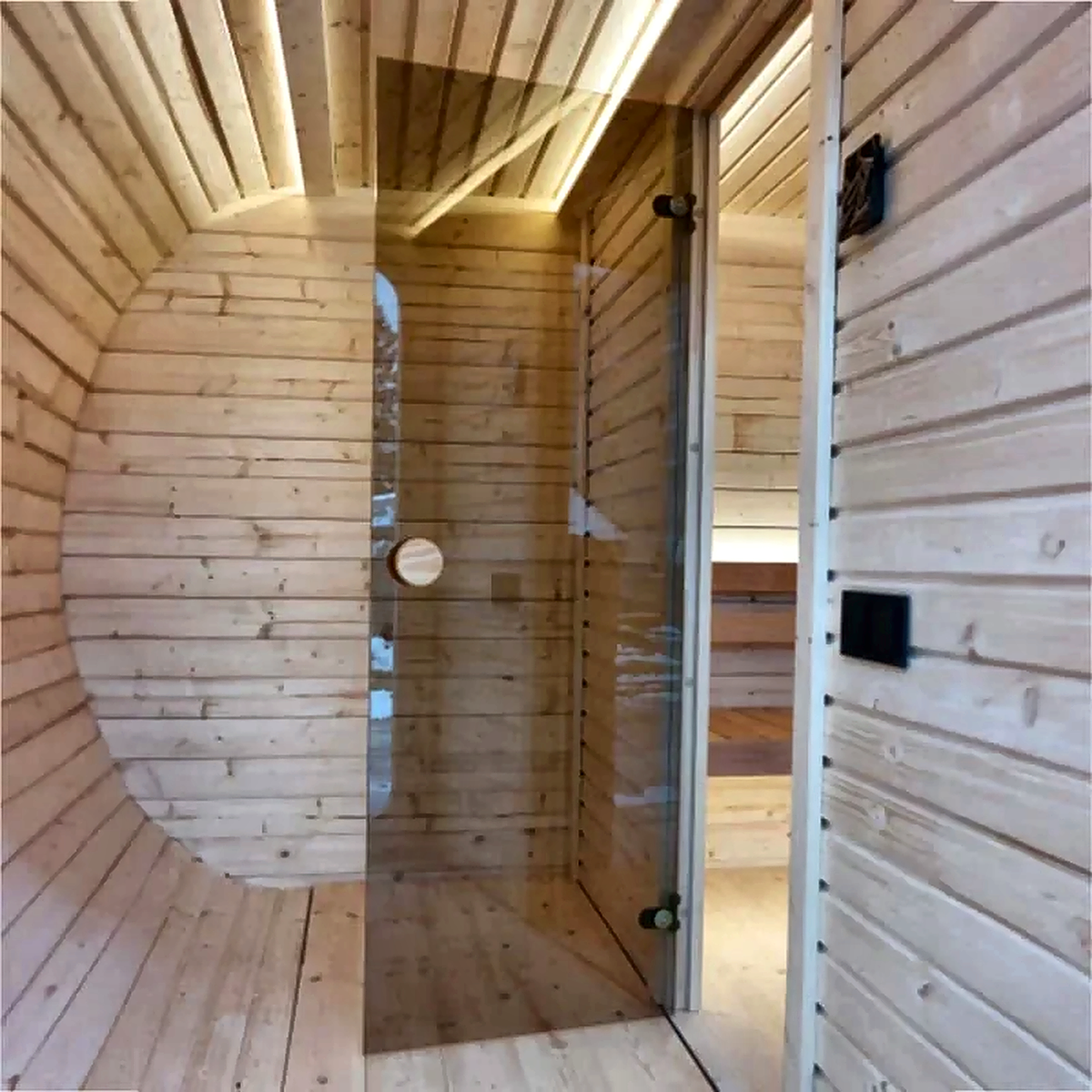 Outdoor Sauna — 6–8 Person with Changing Room