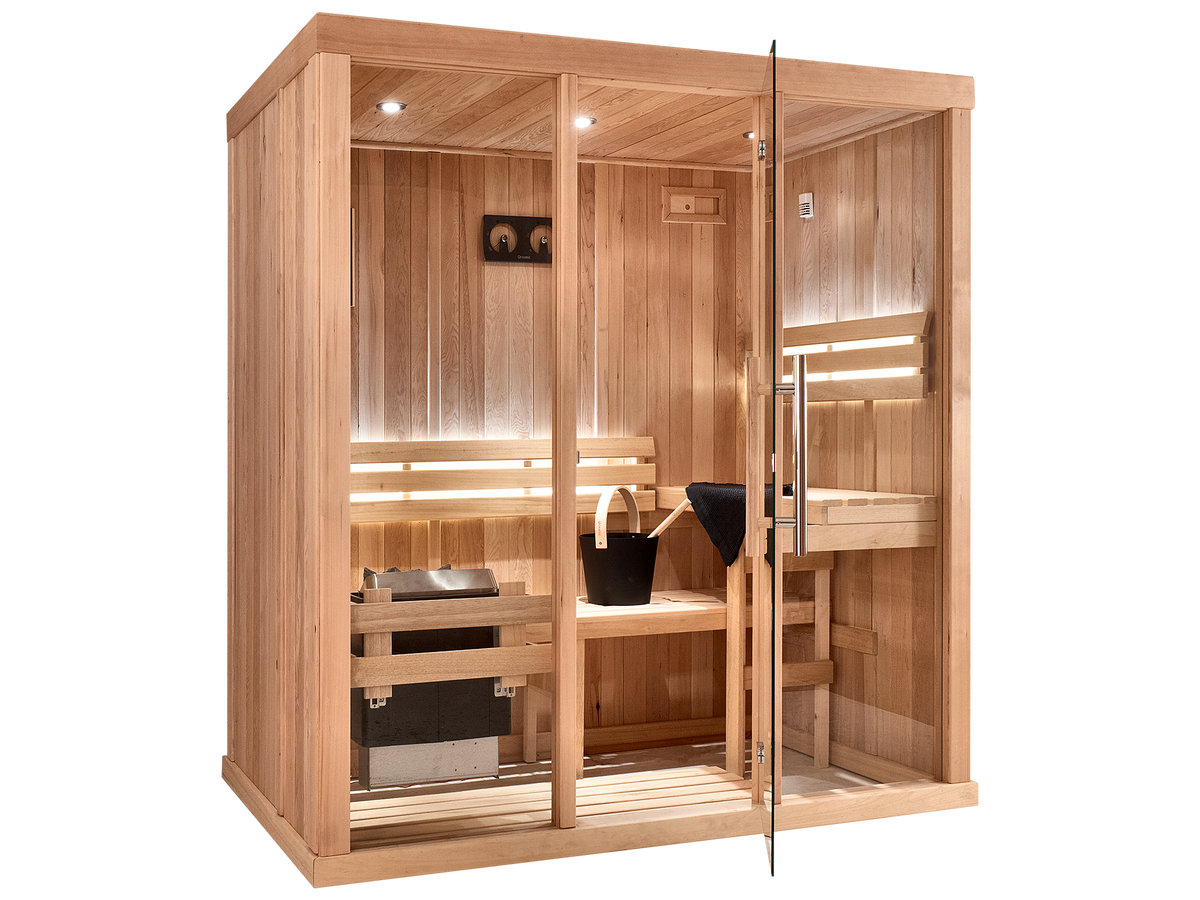 2 Person Long Indoor Finnish Sauna