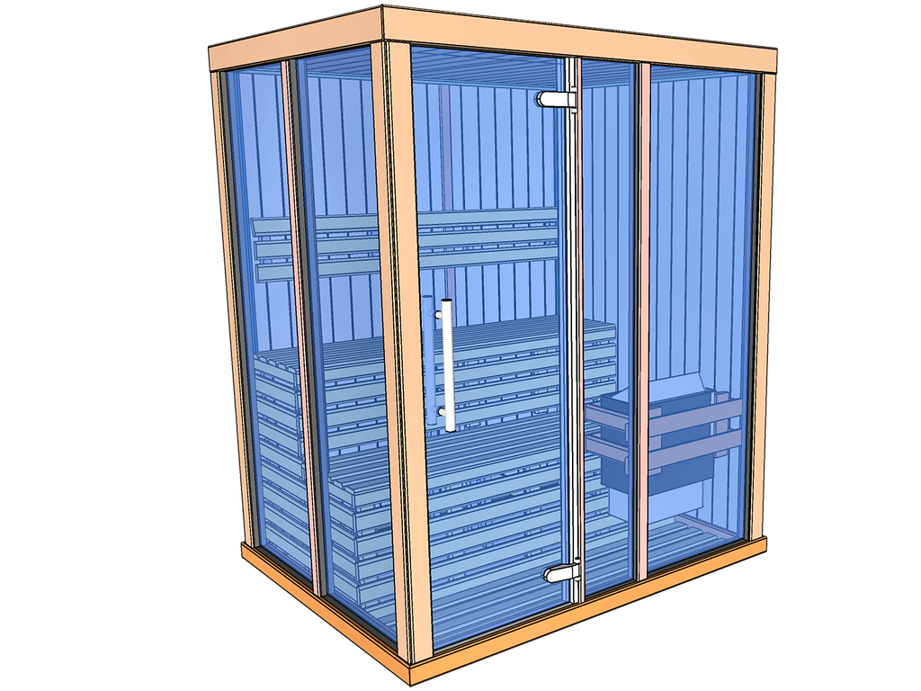 3 Person Spacious Indoor Finnish Sauna