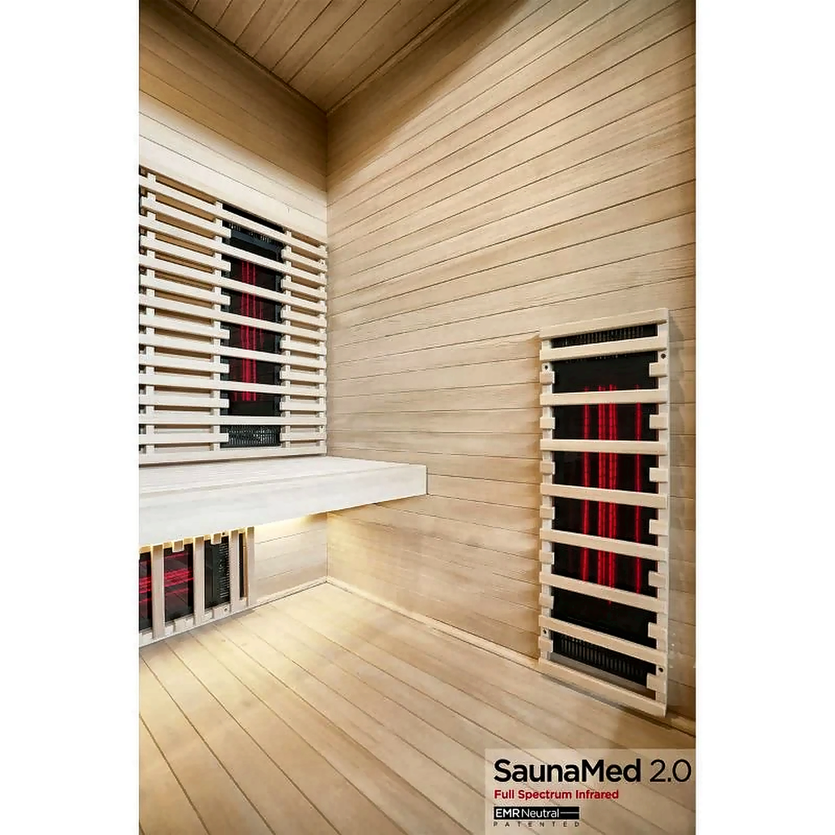 3 Person Full Spectrum Infrared Hemlock Sauna