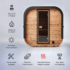 Recovery Sauna Cube by Cartvora — 3–5 Person Outdoor Sauna