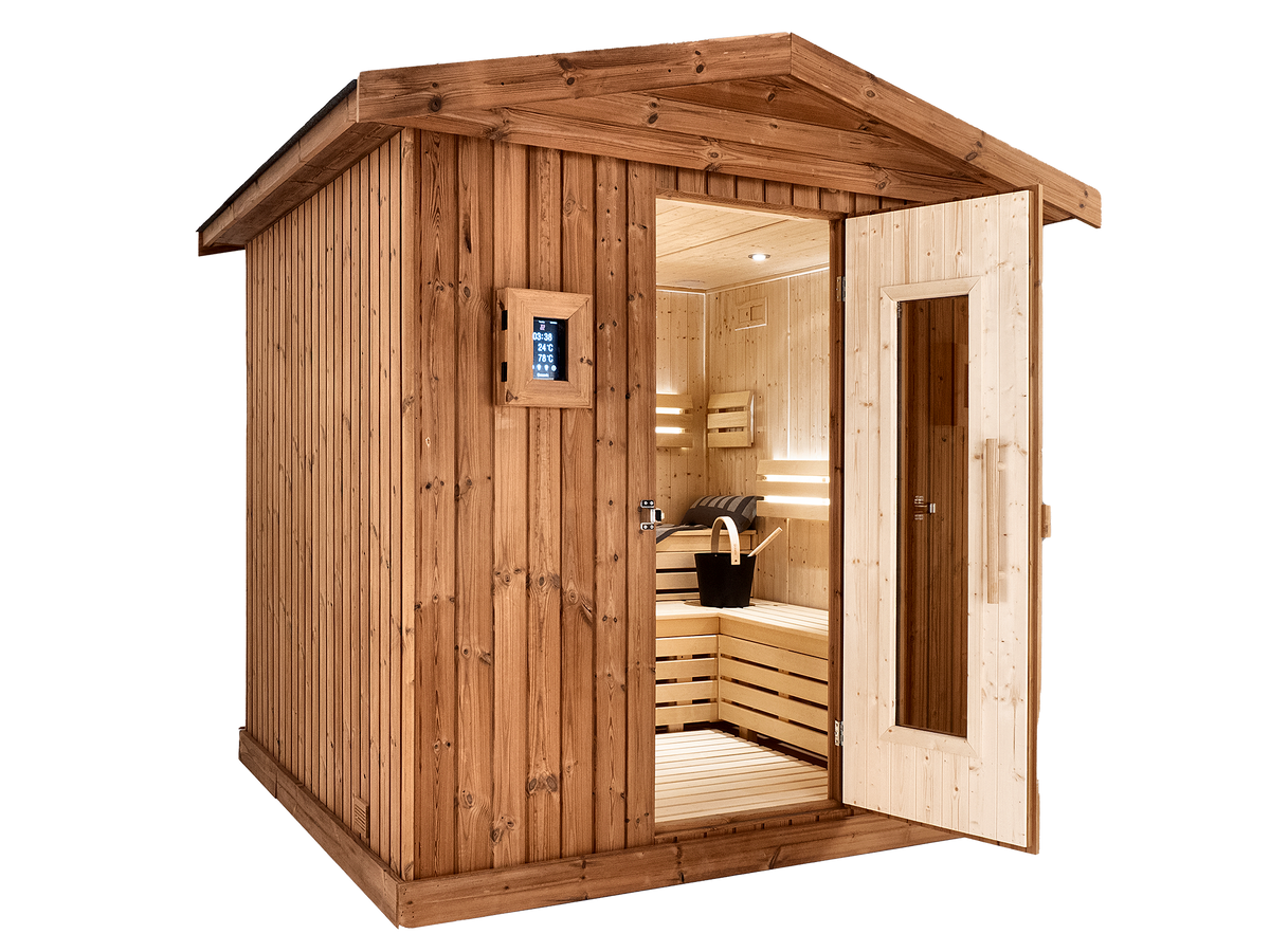 6 Person Thermowood Garden Sauna