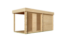 3–4 Person Nordic Sauna Room with Terrace
